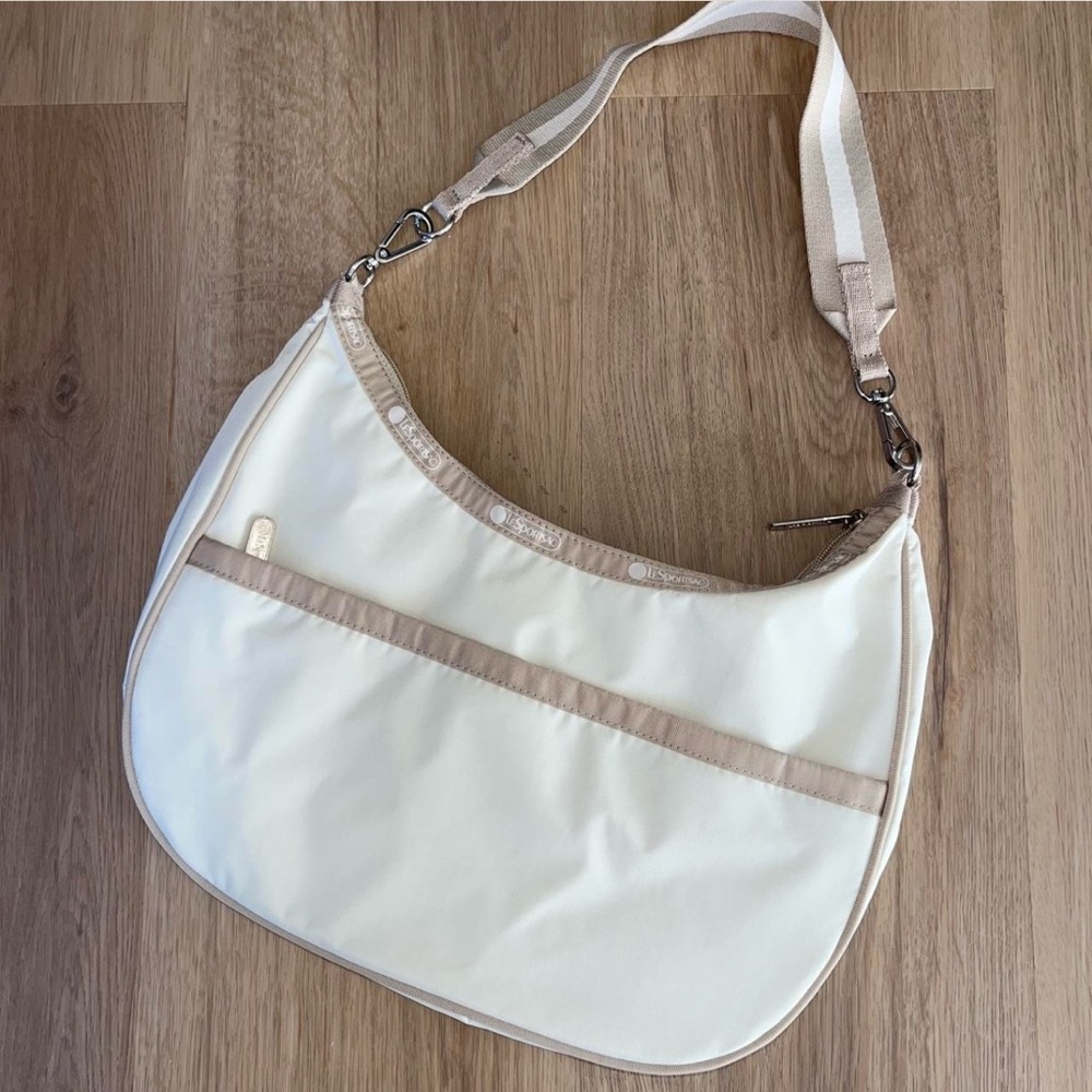 LeSportsac Cream/Brown Purse